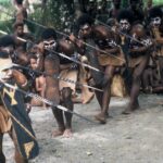 the solomon islands, pacific, cutom people, dance, in the solomon islands, the traditional dance of the